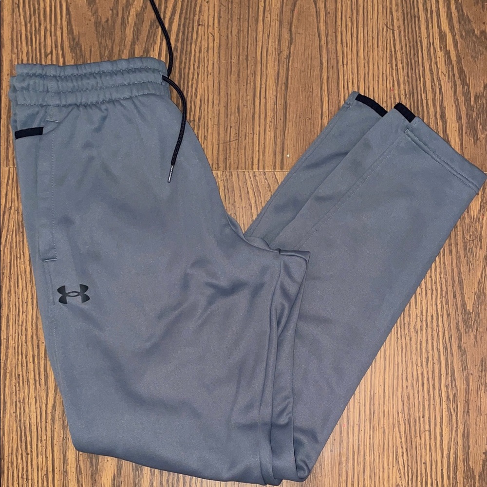 Under Armour Men's Gray Joggers Fleece lined Large